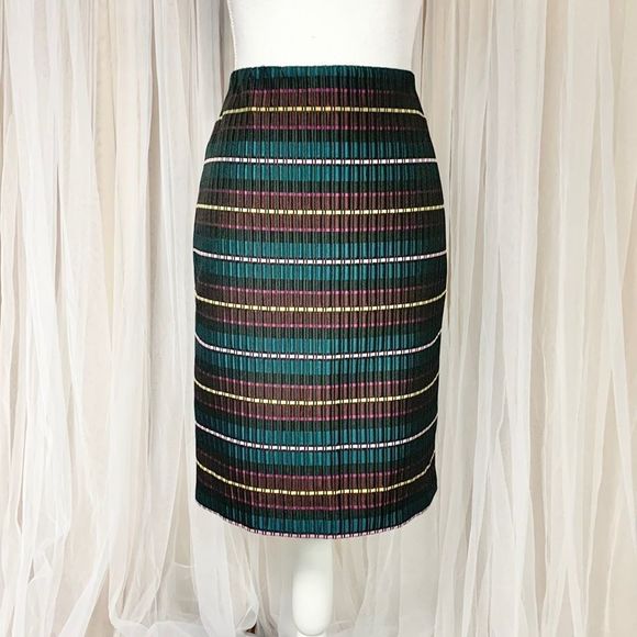 Ann Taylor Factory Dresses & Skirts - Ann Taylor Factory multicolored striped textured skirt